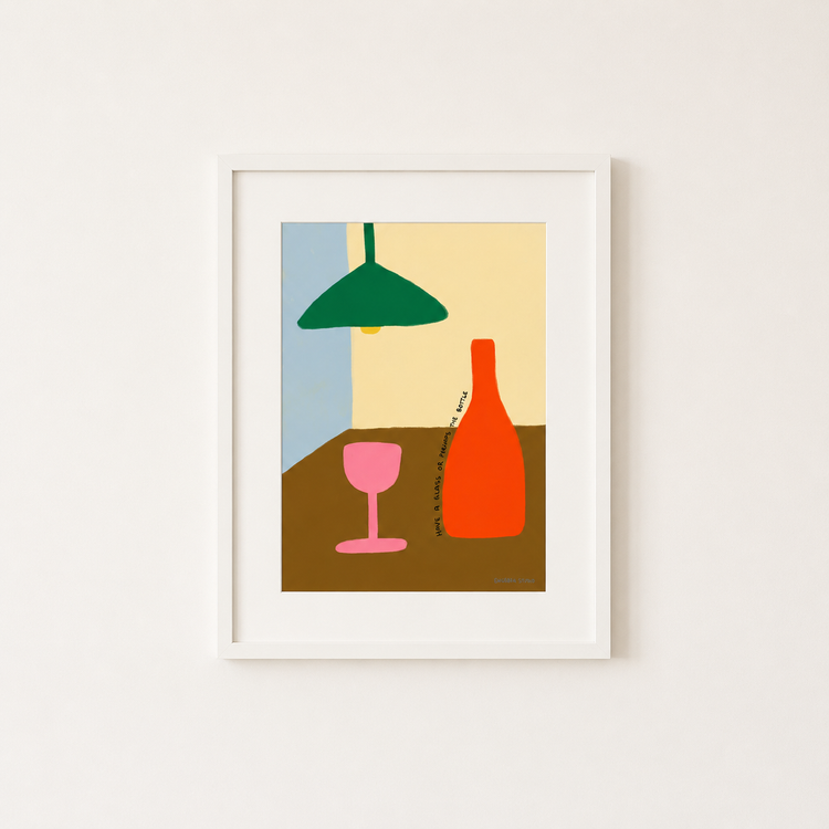 Affiche 'Perhaps the Bottle'
