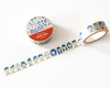 Ruban Washi Visages Illustrés