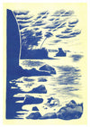 Risograph poster 'Island of Bréhat'