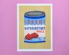 Risograph poster 'Can Water Chestnuts'