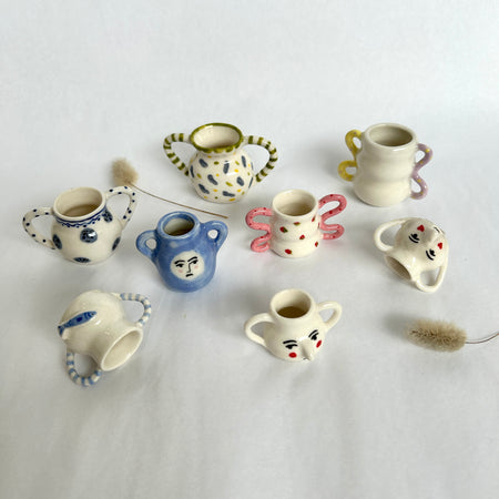 Mini porcelain jug vase [various models]