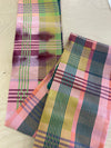 Linge à vaisselle Wild Weave rose-vert [tel quel]