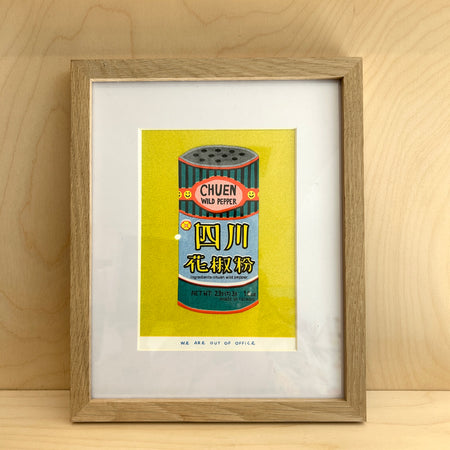 Affiche 'Chuen Wild Pepper' encadrée [tel quel]