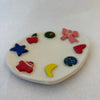 Small ceramic plate Charms