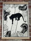 Screen-printed poster 'Panther' 
