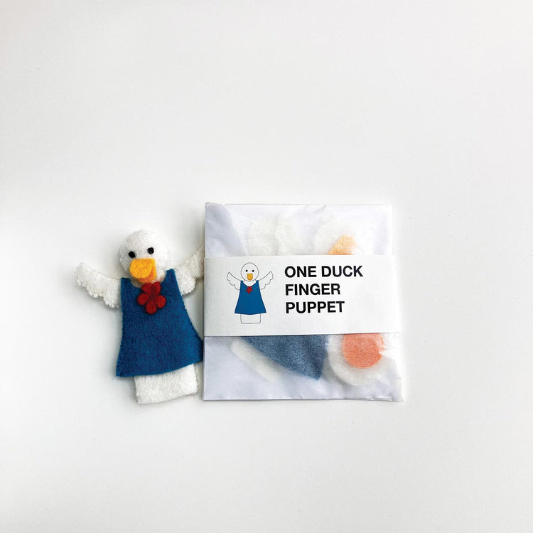 Kit DIY Marionnette à doigts - canard