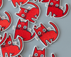 Patch thermocollant Chat rouge