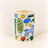 Tasse verte en céramique Forêt
