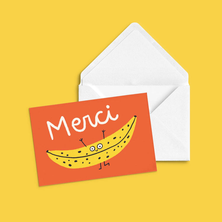 Thank you Banana greeting card!