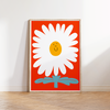 Affiche 'Fleur blanche'