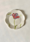 Lavender and rose floral plate [various sizes]