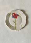 Lavender and rose floral plate [various sizes]