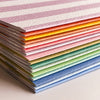 Striped notebook [varied colors] 