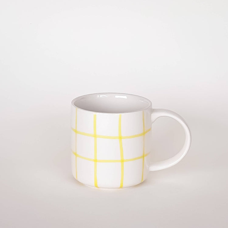 Tasse Grid jaune spiaggia
