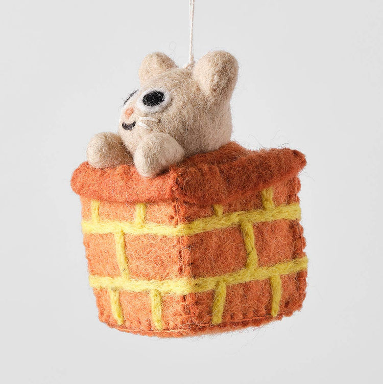 Ornement en feutre Simbi