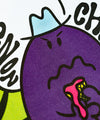 Affiche risographie 'Monsieur Grognon'