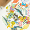 Hako Mini Box of 40 Fish Stickers