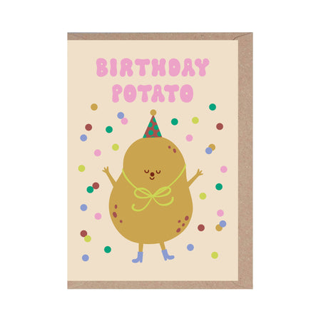 Carte Patate d'anniversaire