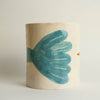 Pot en céramique Oiseau bleu