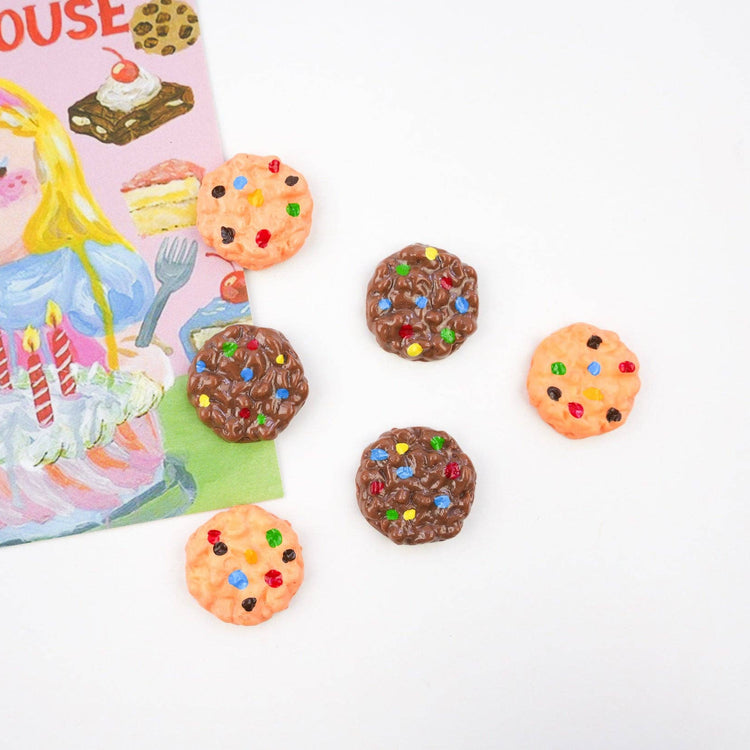 Set of 6 cookie magnets