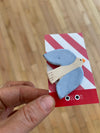 Broche Oiseau en céramique [tel quel]