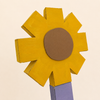 Sculpture géante en carton 'Fleur'