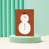 Carte de souhaits Snowman