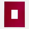 Passe-partout rouge 16x20 po  [Ouverture 5x7po]