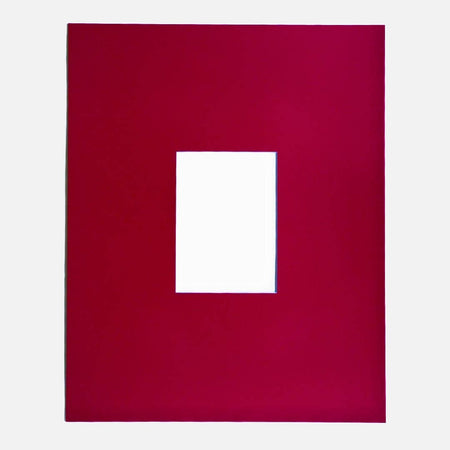 Passe-partout rouge 16x20 po  [Ouverture 5x7po]
