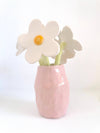 Marguerite en céramique Blanche