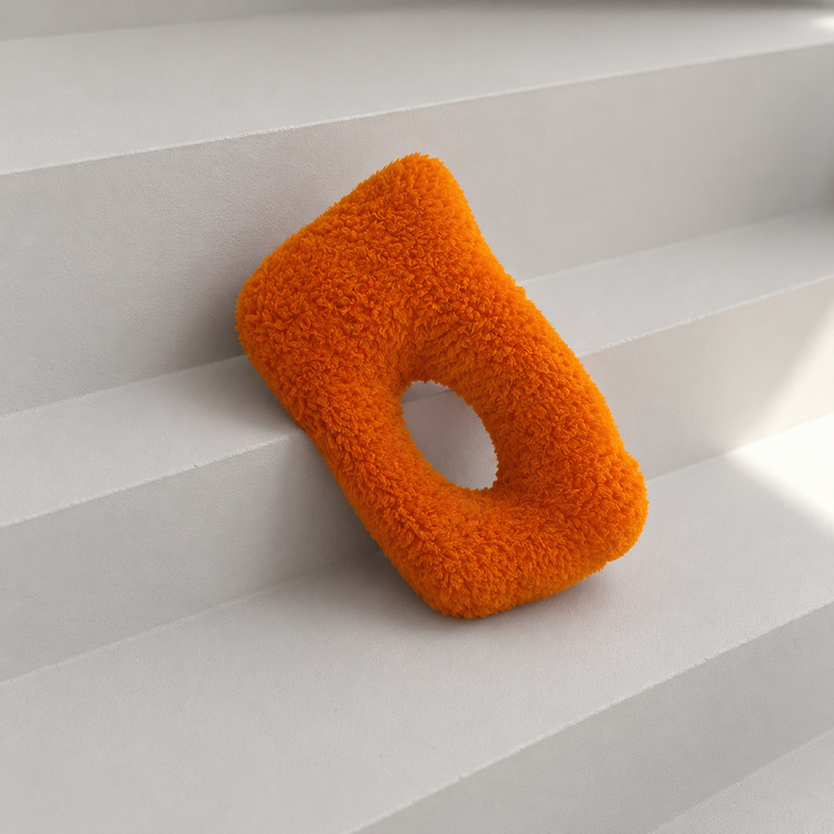 Coussin moyen orange