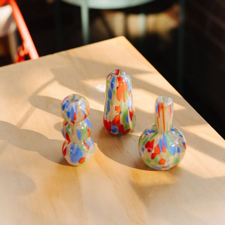 Mini blown glass Snacktime vase [various sizes] 