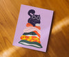 Affiche Chat sur couvertures