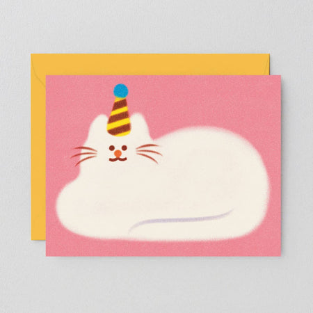 Birthday Cat Greeting Card
