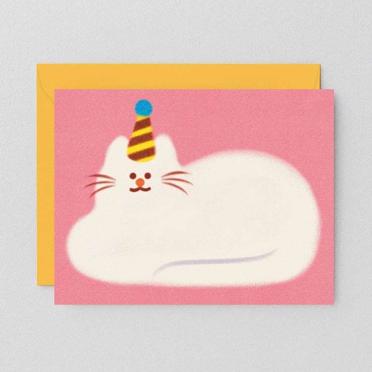 Birthday Cat Greeting Card