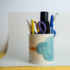 Pot en céramique Oiseau bleu