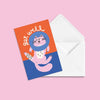 'Take care of yourself' greeting card 