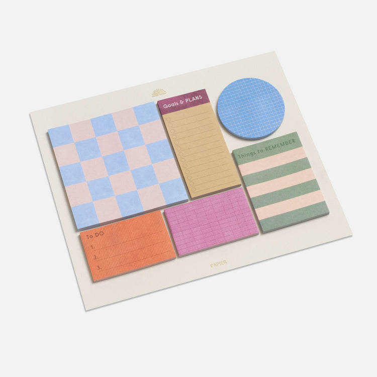 Ensemble de notes autocollantes Printed
