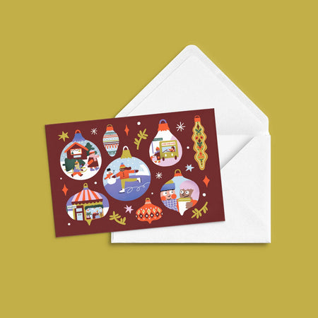 Carte de souhaits Montréal l'hiver