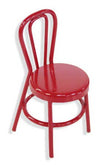 Miniature red retro chair