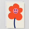 Carte de souhaits Happy Flower