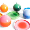 Bougie ronde dégradée [couleurs variées]