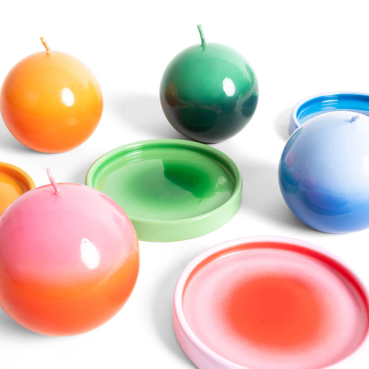 Bougie ronde dégradée [couleurs variées]