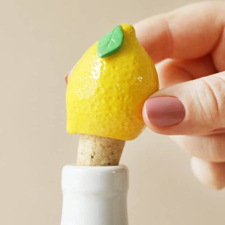 Lemon Cork Stopper