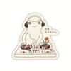 Autocollant DJ Grenouille
