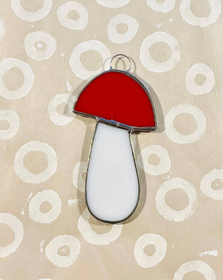 Stained glass mushroom [varied colors] 