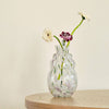 Lavender vase in blown glass 