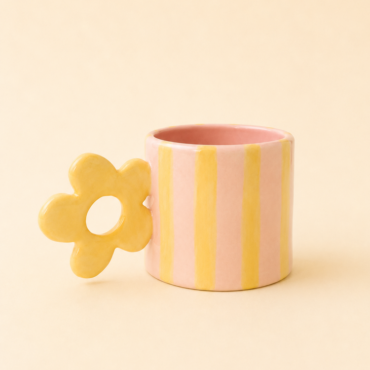 Tasse rayée Blumen
