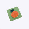 Broche en céramique Orange