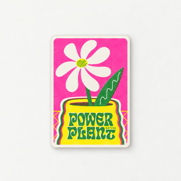 Affichette risographie 'Power Plant'